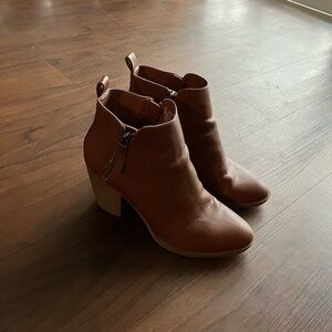 Target Booties- Brown Man-made faux leather- Women's